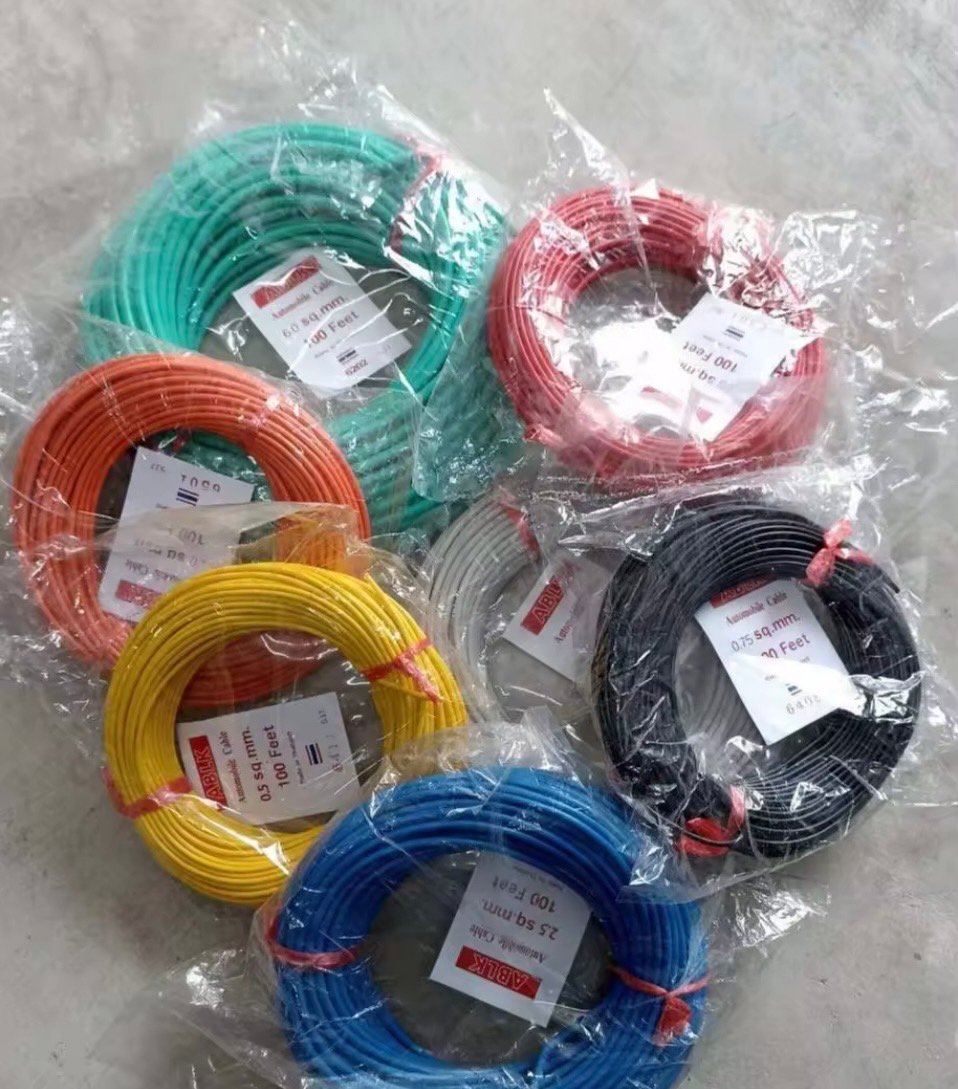 สายไฟ  0.75. sq mm. ไม่เต็ม. ลด5%