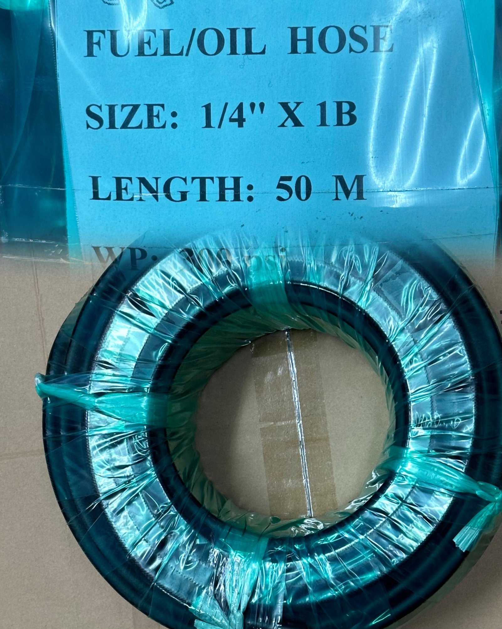 สายน้ำมันดำถักใน.  1/4