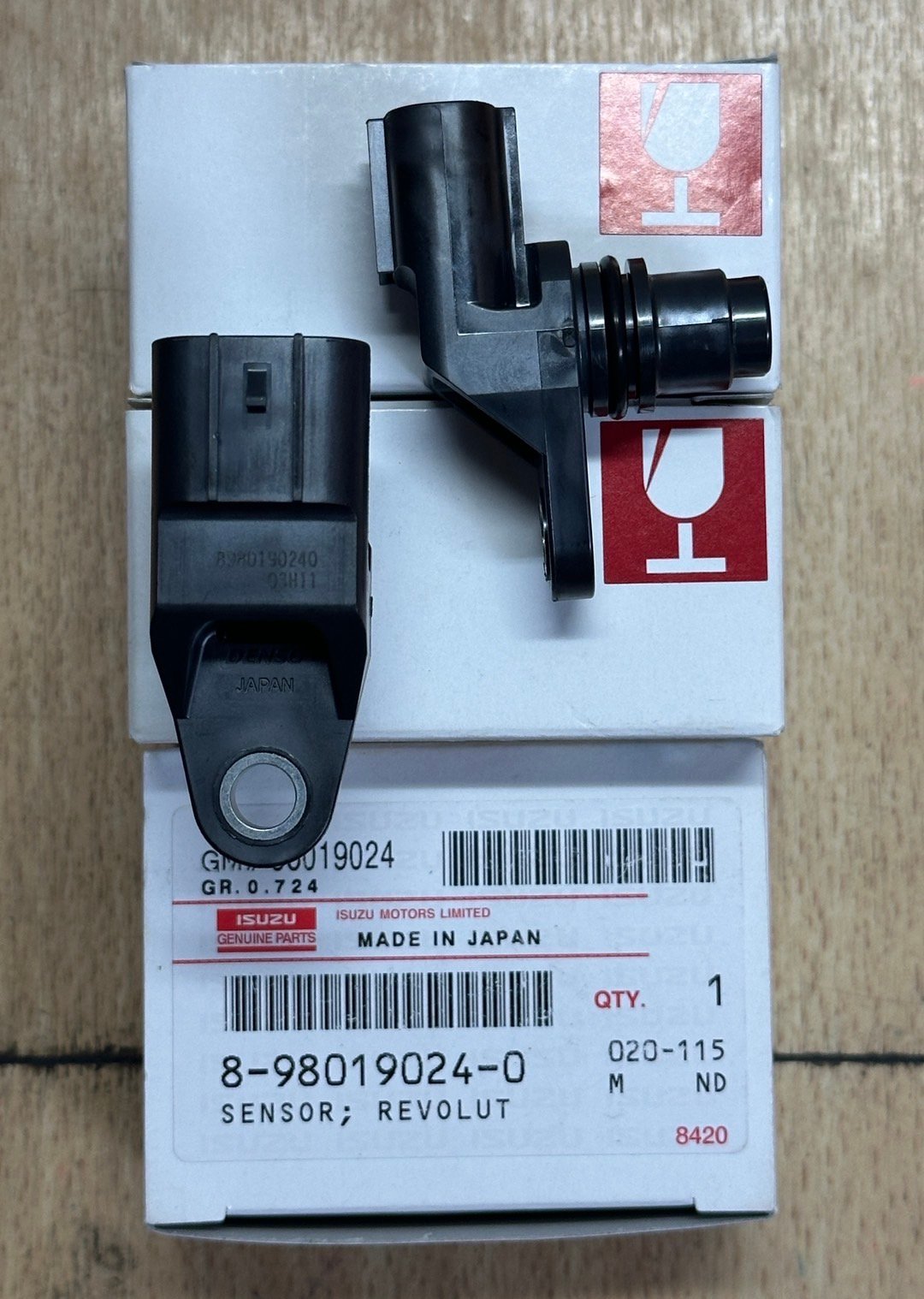 เซ็นเซอร์ข้อเหวี่ยง I/S D-max all new. แท้โรงงานประกอบรถ